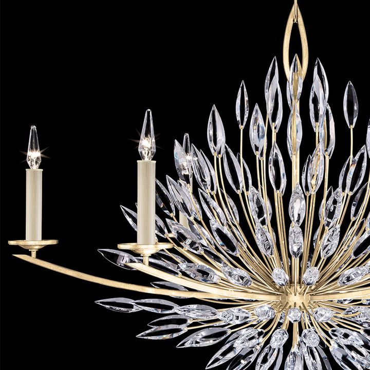 Lily Buds 48" Oblong Chandelier