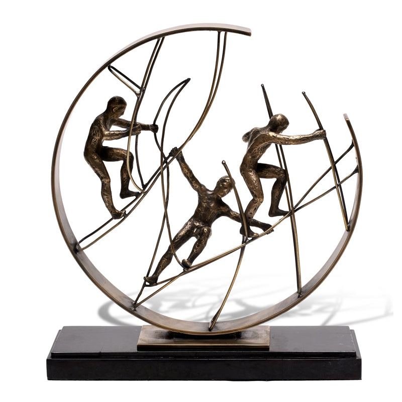 Dynamic Climbers Sculpture