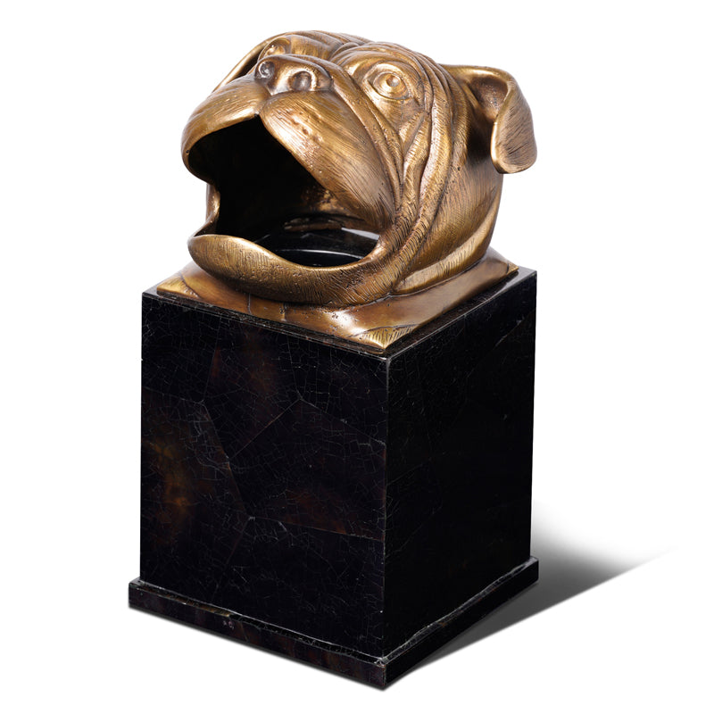 Bulldog Tissue Box