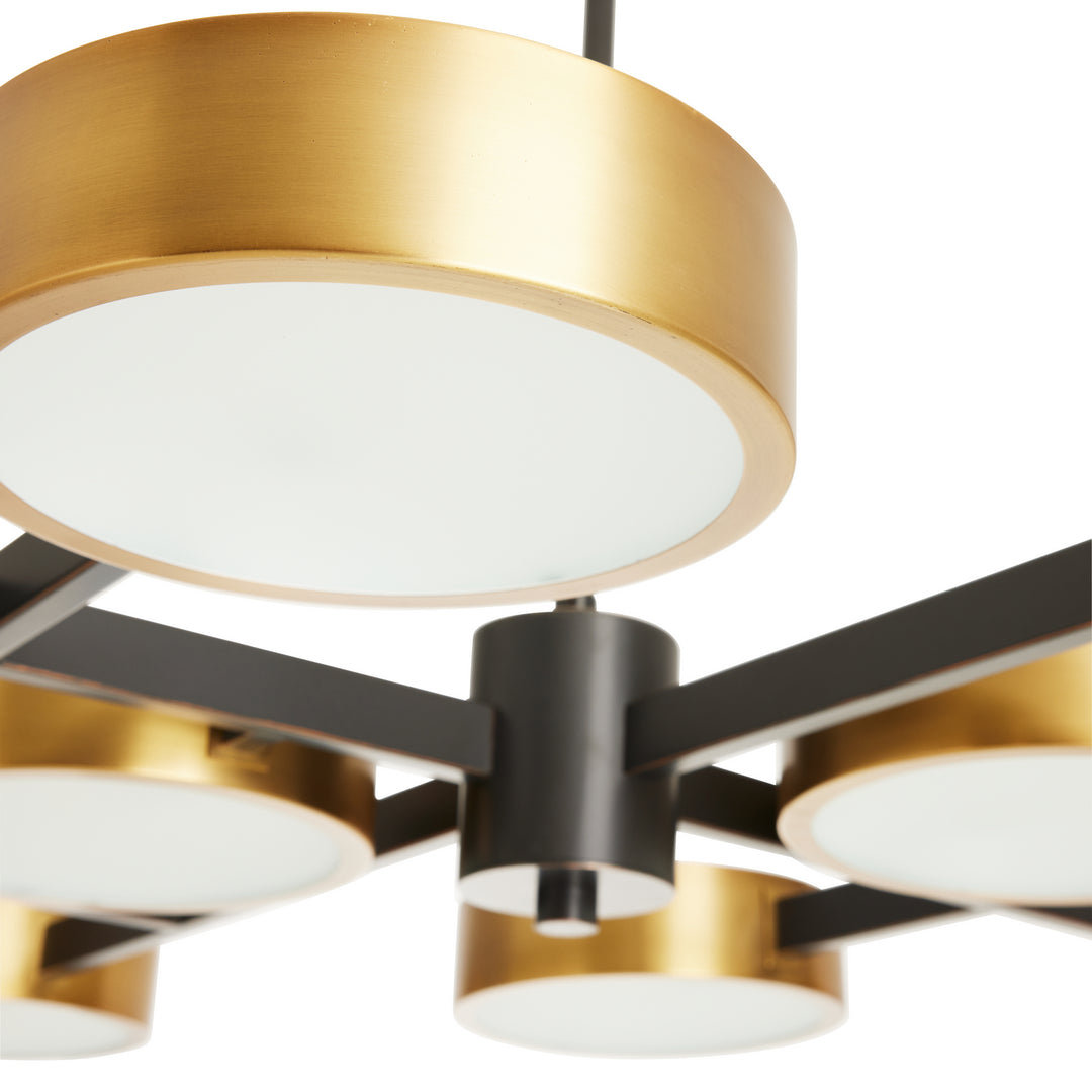 Linus Ten Light Chandelier