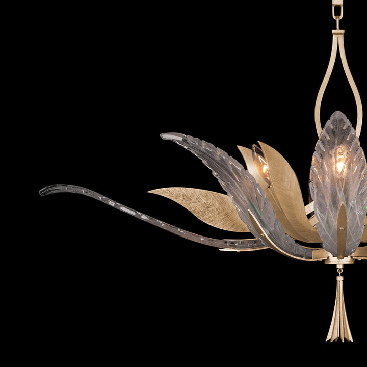 Plume 40" Oblong Pendant