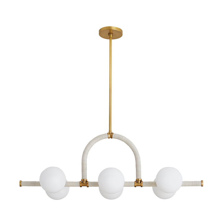 Harrison Six Light Linear Chandelier