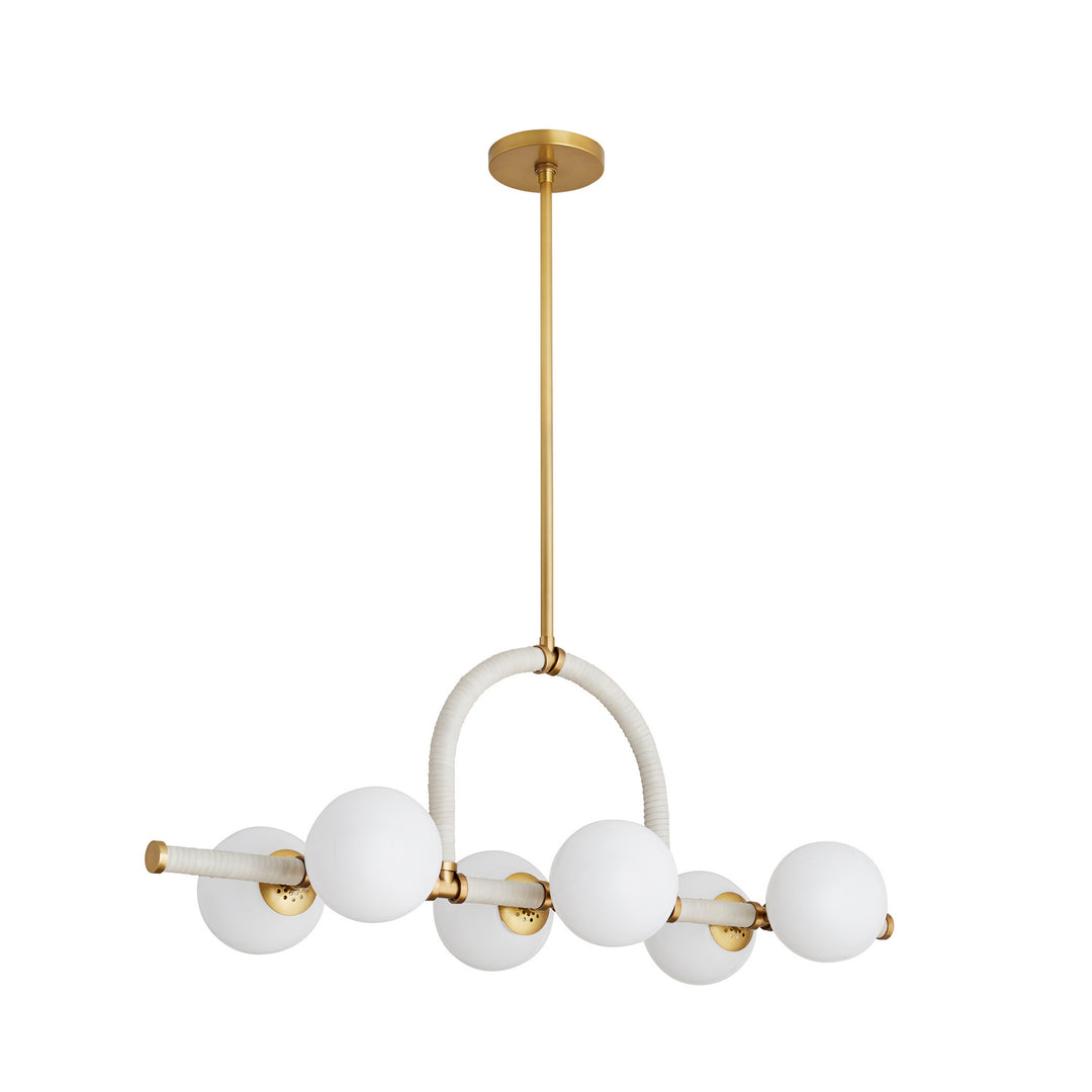 Harrison Six Light Linear Chandelier
