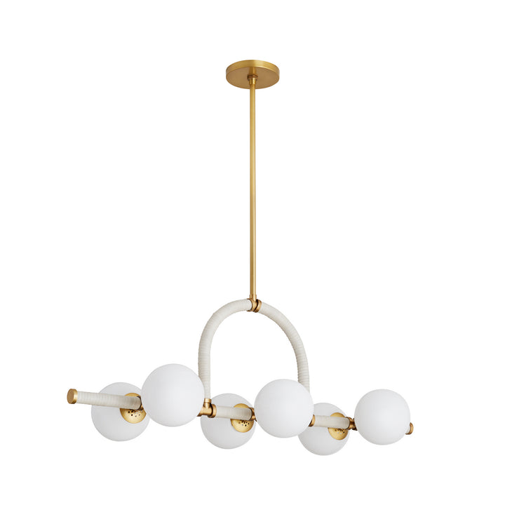 Harrison Six Light Linear Chandelier