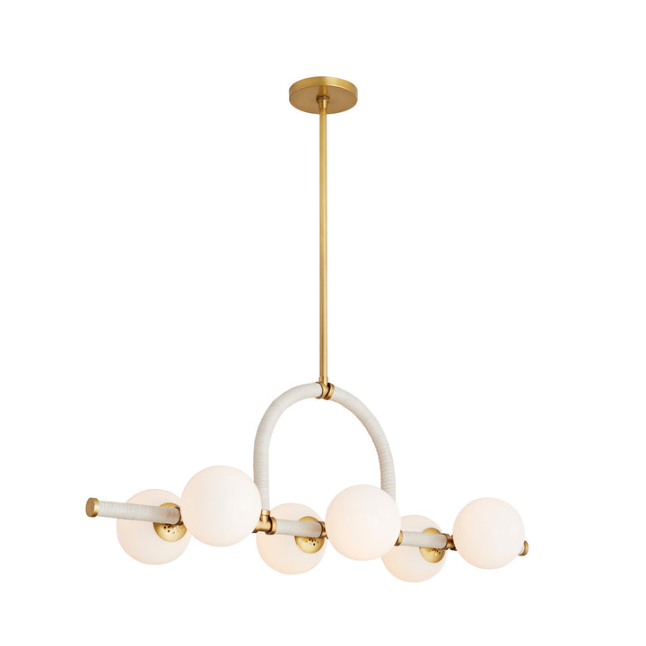 Harrison Six Light Linear Chandelier