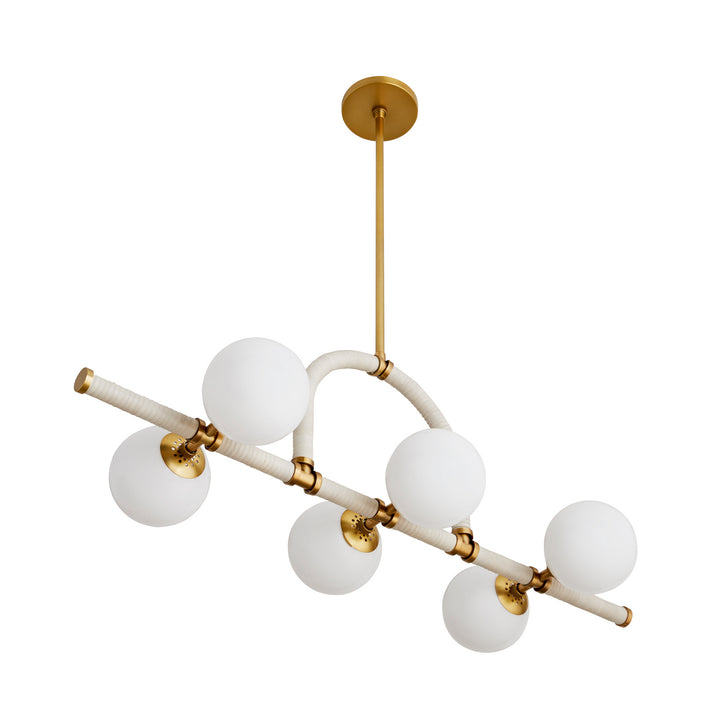 Harrison Six Light Linear Chandelier