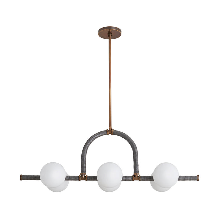 Harrison Six Light Linear Chandelier