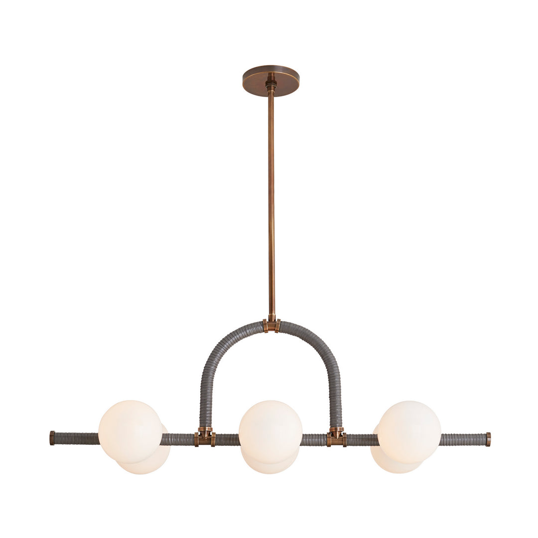 Harrison Six Light Linear Chandelier