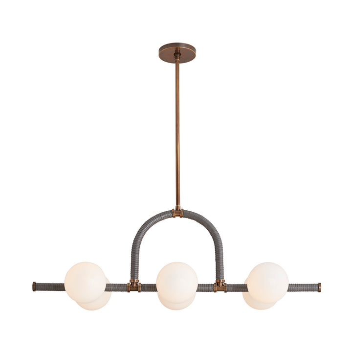Harrison Six Light Linear Chandelier