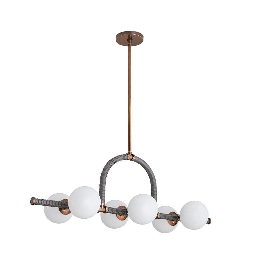 Harrison Six Light Linear Chandelier