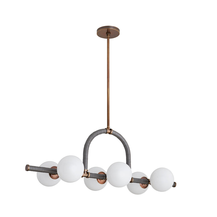 Harrison Six Light Linear Chandelier