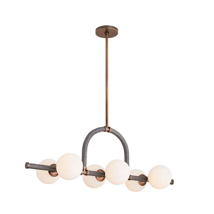 Harrison Six Light Linear Chandelier