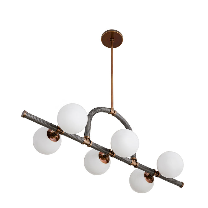 Harrison Six Light Linear Chandelier
