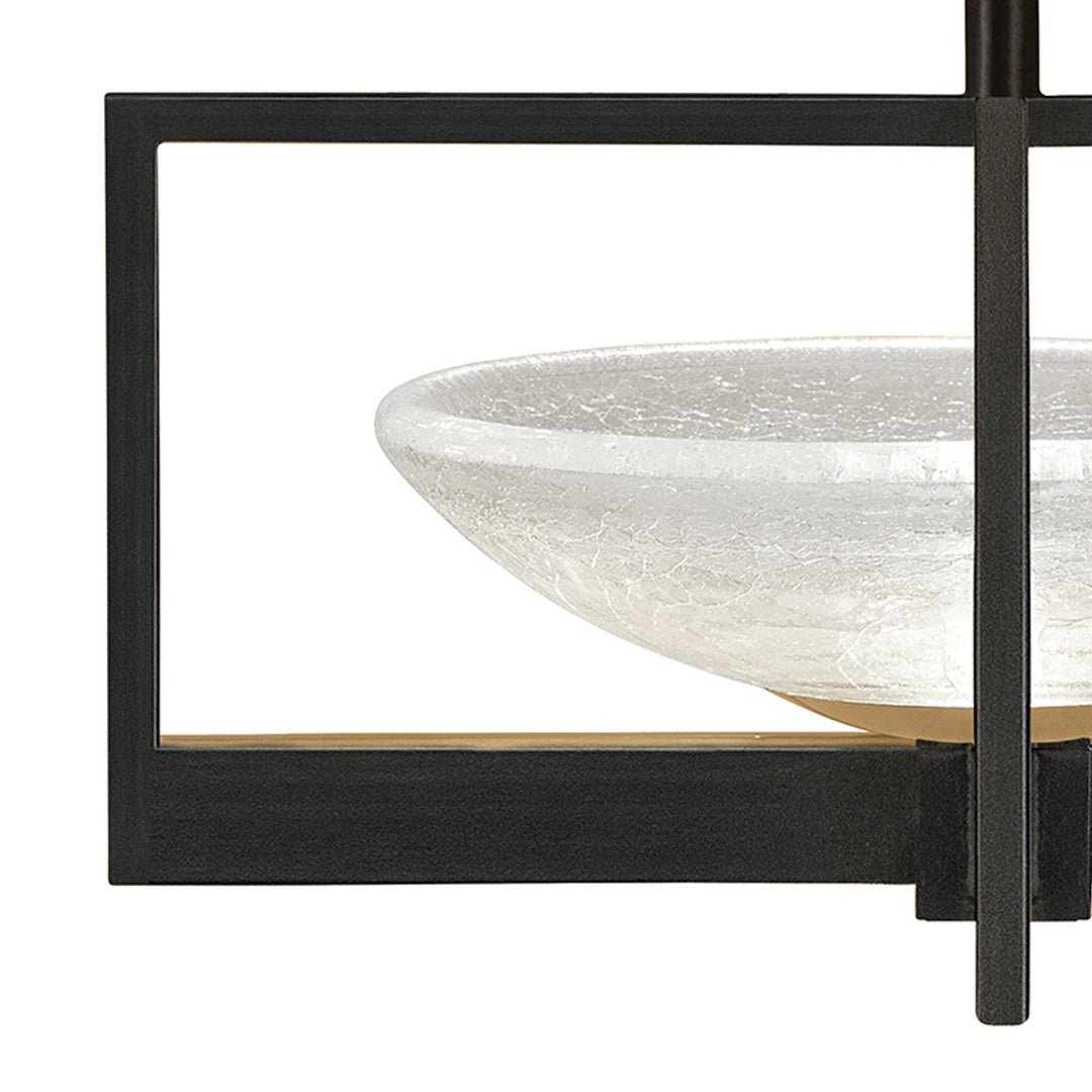 Delphi 18" Round Semi-Flush Mount