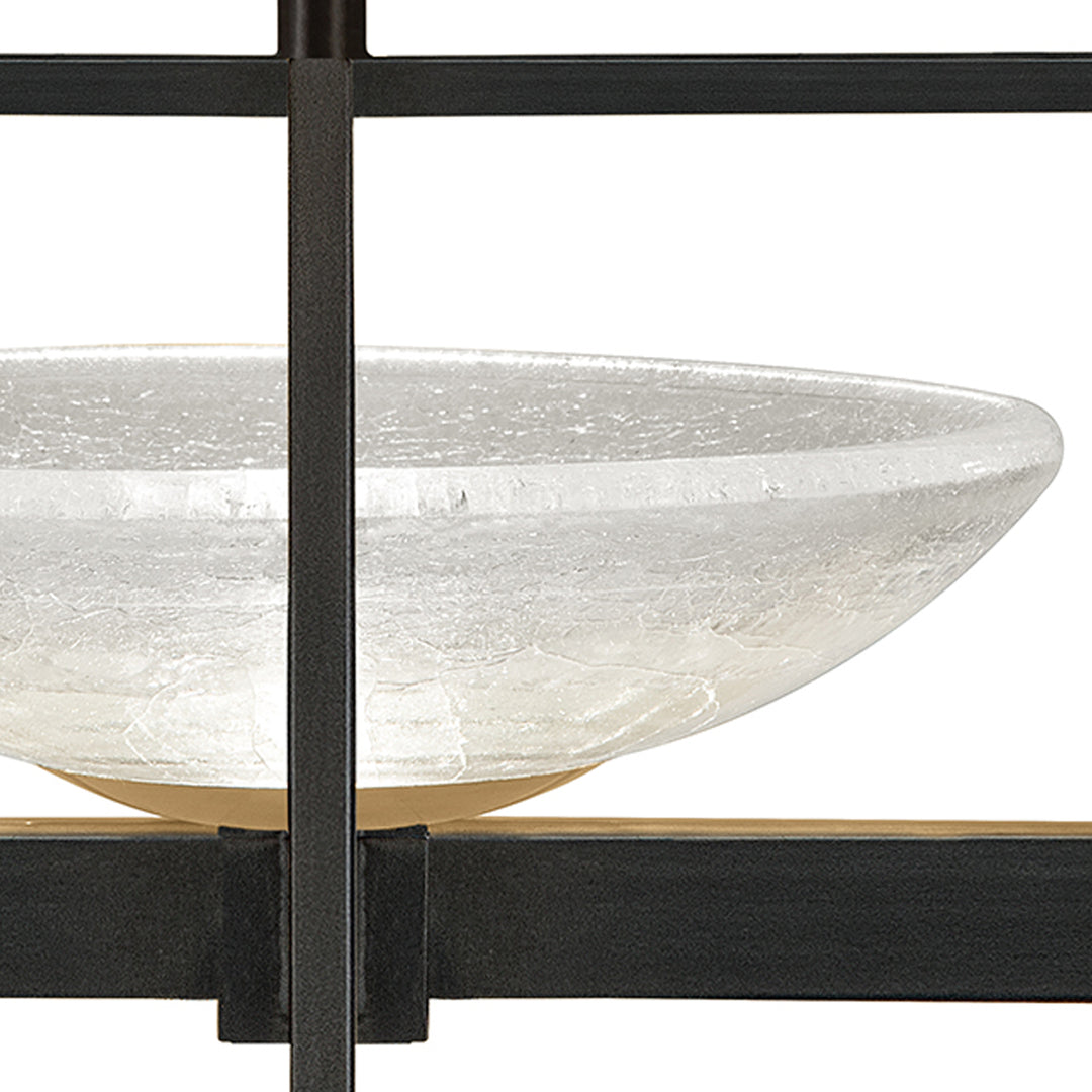 Delphi 18" Round Semi-Flush Mount