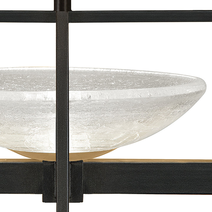 Delphi 18" Round Semi-Flush Mount