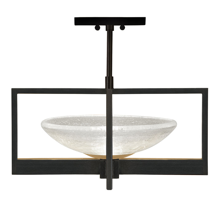 Delphi 18" Round Semi-Flush Mount
