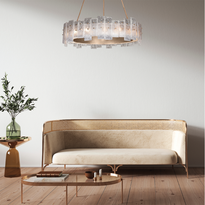 Lunea 33" Round Pendant