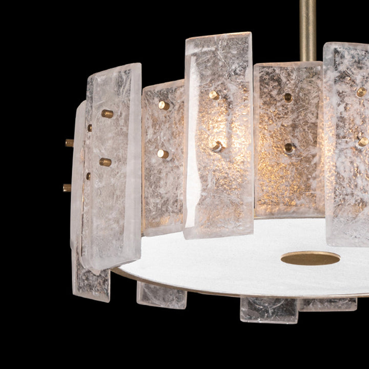 Lunea 22" Round Semi-Flush Mount