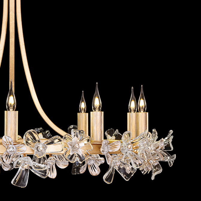 Azu 34.5" Round Chandelier