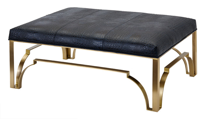 Cyra Brass Ottoman