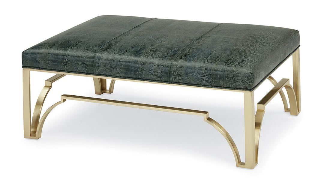 Cyra Brass Ottoman