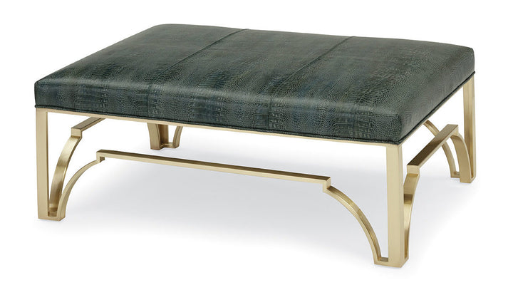 Cyra Brass Ottoman