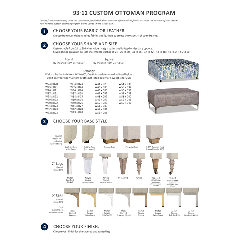 Chatham Square Ottoman