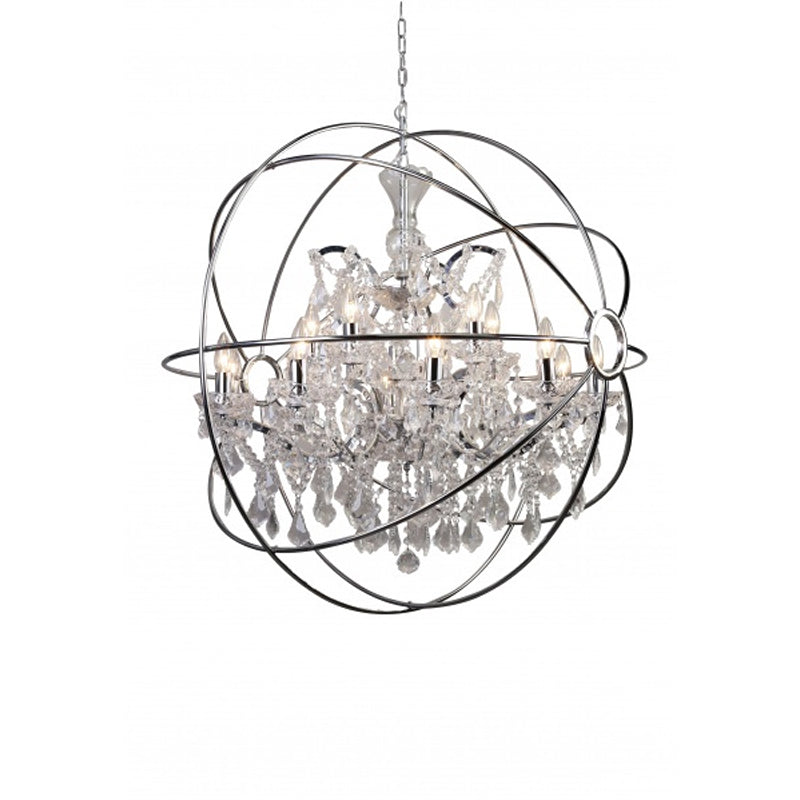 9849 10 5P-CH 15 Light Chandelier