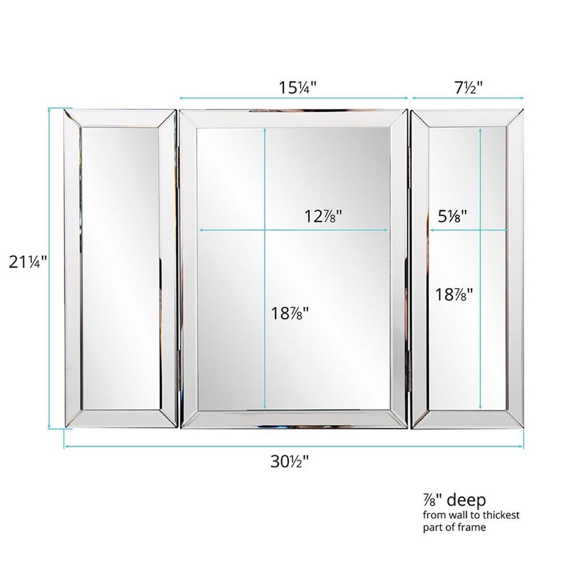 Tripoli Trifold Vanity Mirror