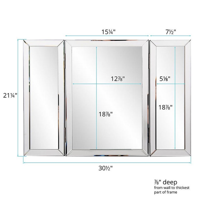 Tripoli Trifold Vanity Mirror
