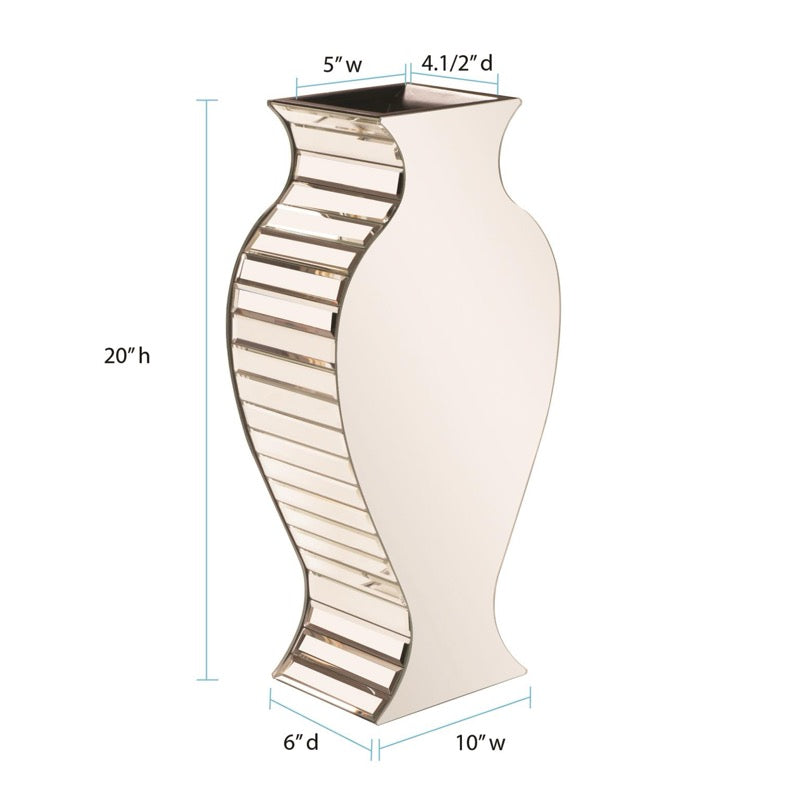 Mirrored Vase