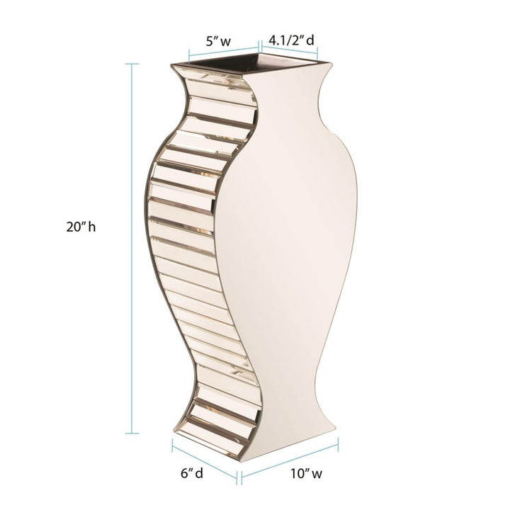Mirrored Vase
