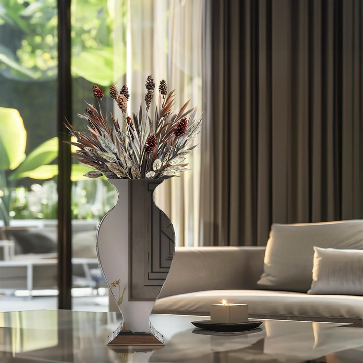 Mirrored Vase