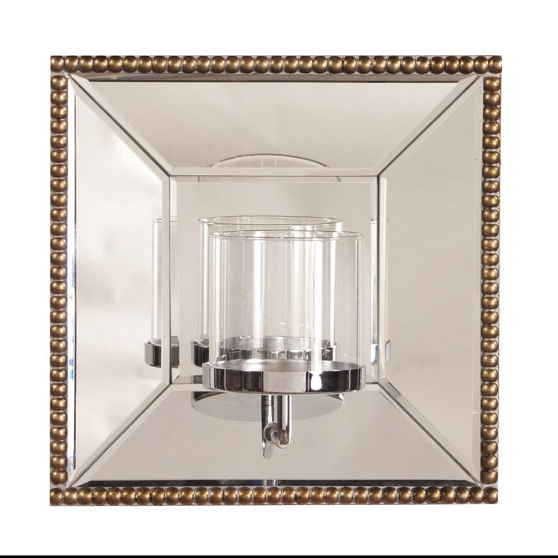 The Lydia Mirror w/ Candle Holder