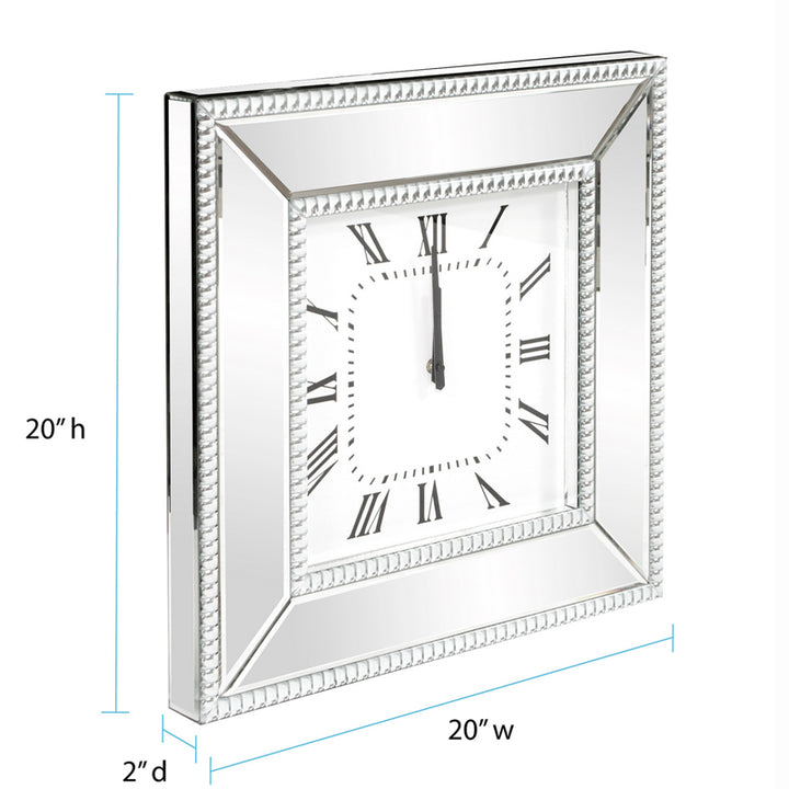 Mirrored ClockWall Clock