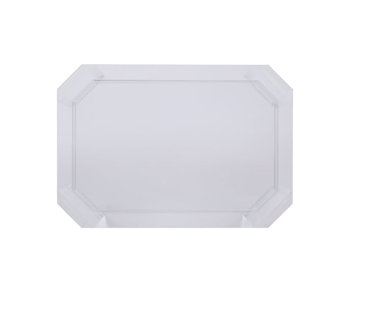 Phoenix Chairside Table - Glass Top