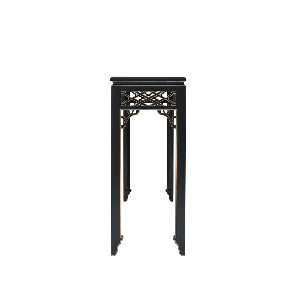 Long Hall Chinoiserie Console Table