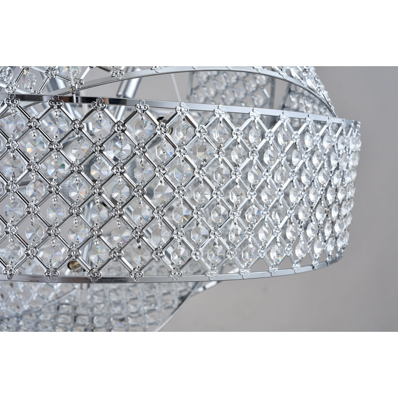Pendant Nine Light Chandelier