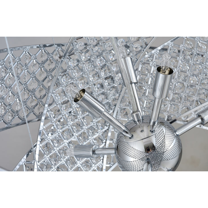 Pendant Nine Light Chandelier