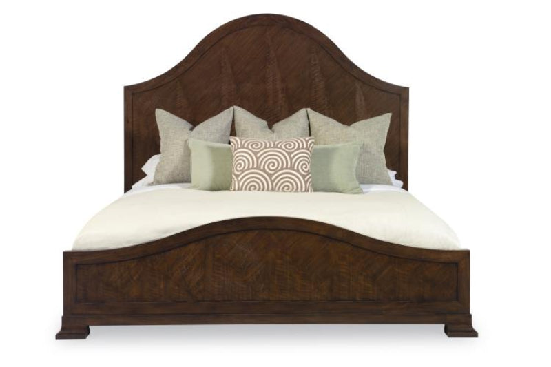 Mcalpine Wood Panel Bed - King