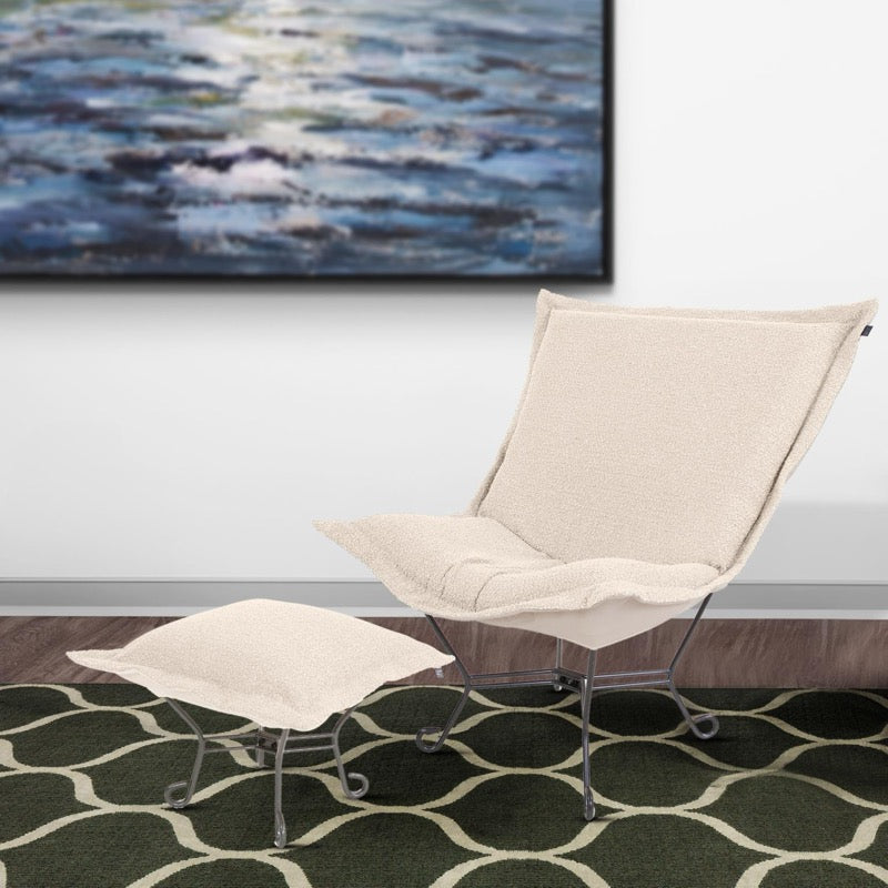The Barbet Puff Puff Ottoman Cover