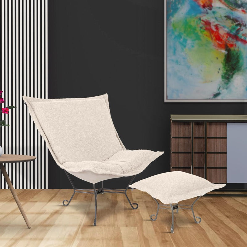 The Barbet Puff Puff Ottoman Cover