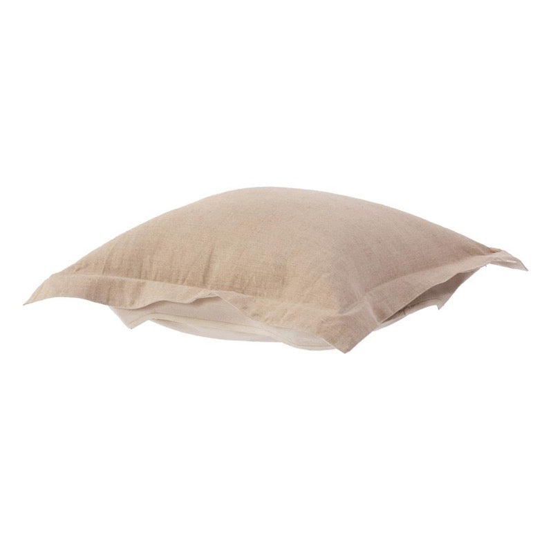 The Linen Puff Puff Ottoman Cover