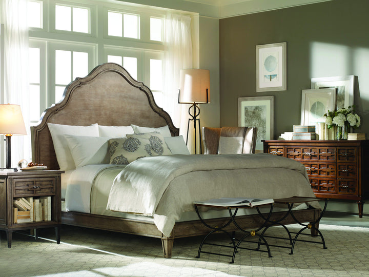 Carved Bed - King (Timber Grey)