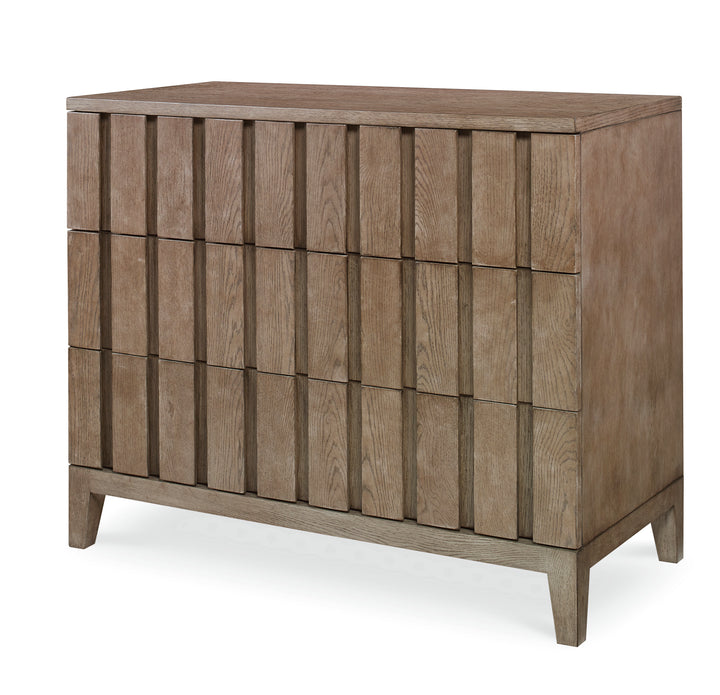 Louvered Drawer Chest (Timber Grey)