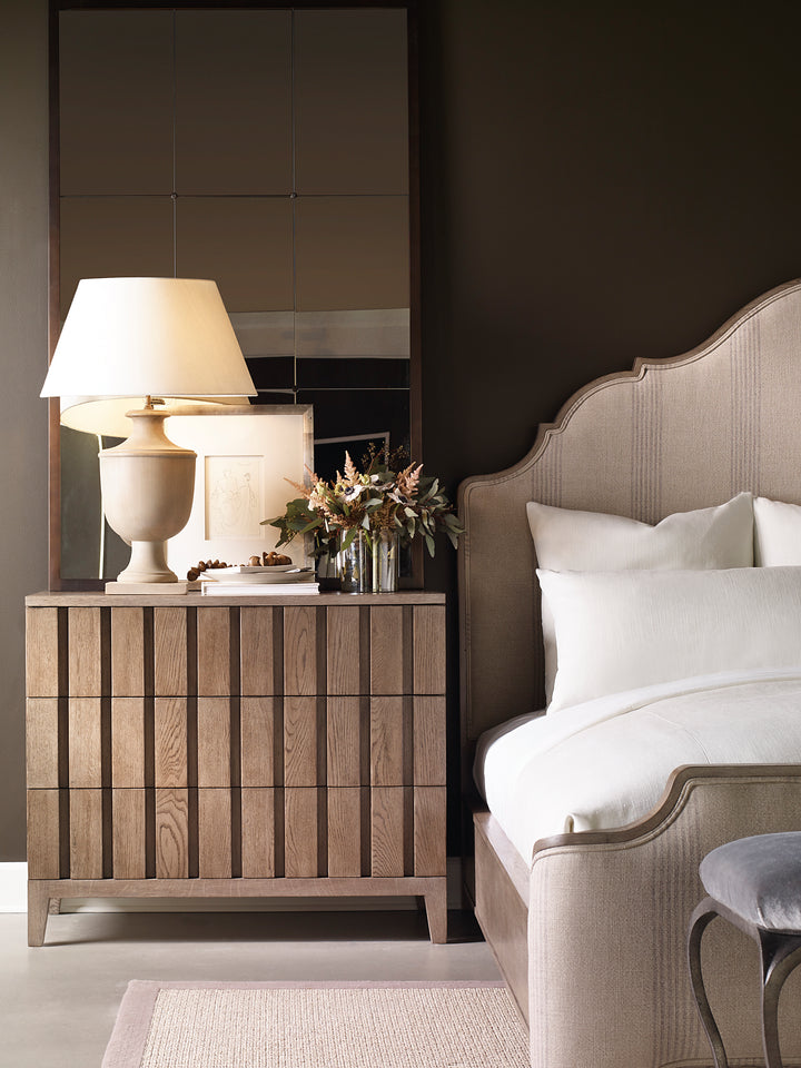 Louvered Drawer Chest (Timber Grey)