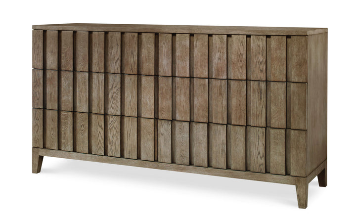 Louvered Dresser (Timber Grey)