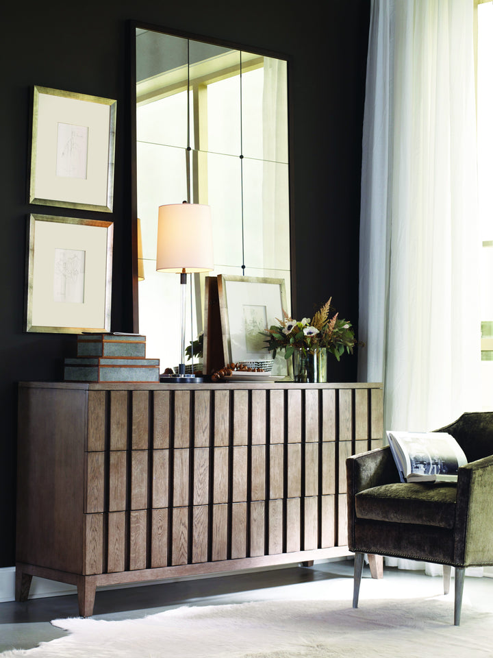 Louvered Dresser (Timber Grey)