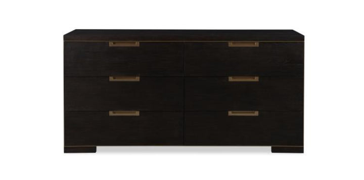 Six Drawer Dresser (Mocha)